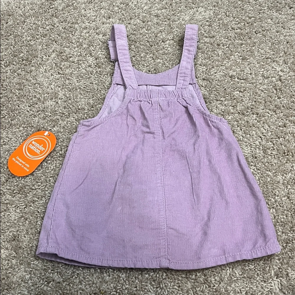 Wonder Nation Lilac Corduroy Overalls